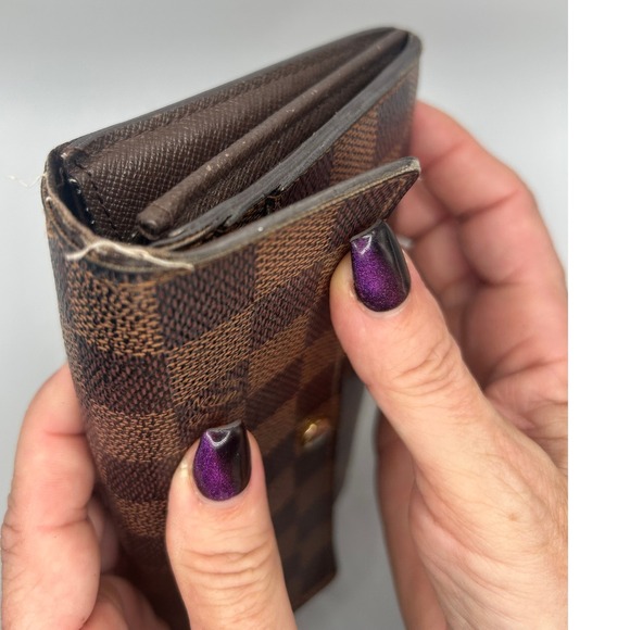 Louis Vuitton Damier Ebene Canvas Long Wallet Zippy #72 - Picture 7 of 15